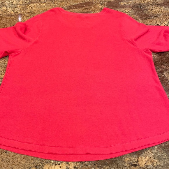 TALBOTS PLUS, 2X, Classy & Gorgeous, Long Sleeve Pullover Sweater Top, Pink, NWT - Picture 14 of 14